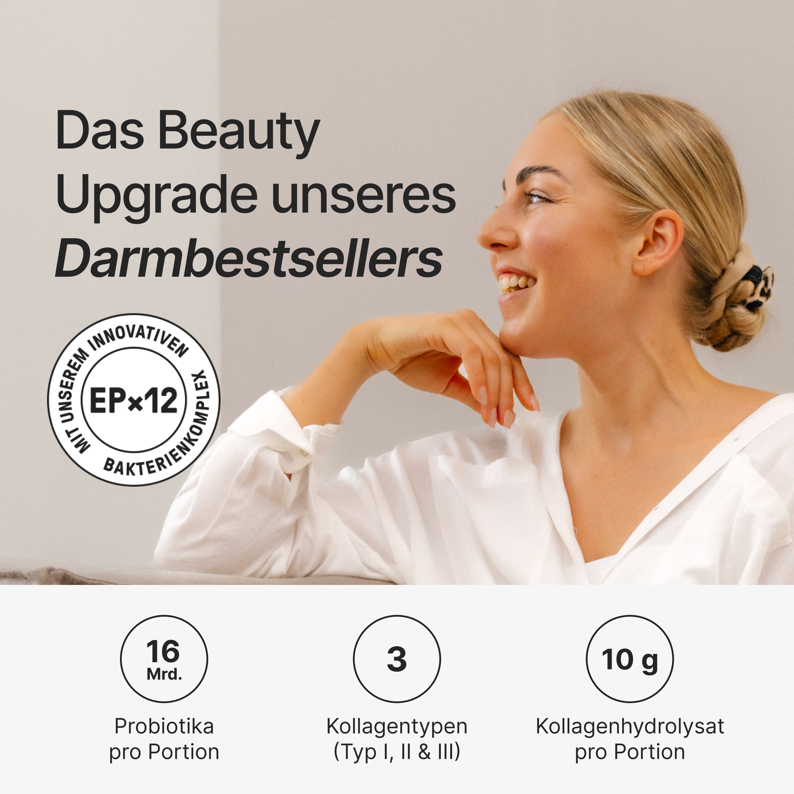 Daily Gut Probiotika + Collagen by Lizzi
