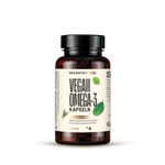 Brown BRAINEFFECT supplement bottle against a black background featuring the label with 