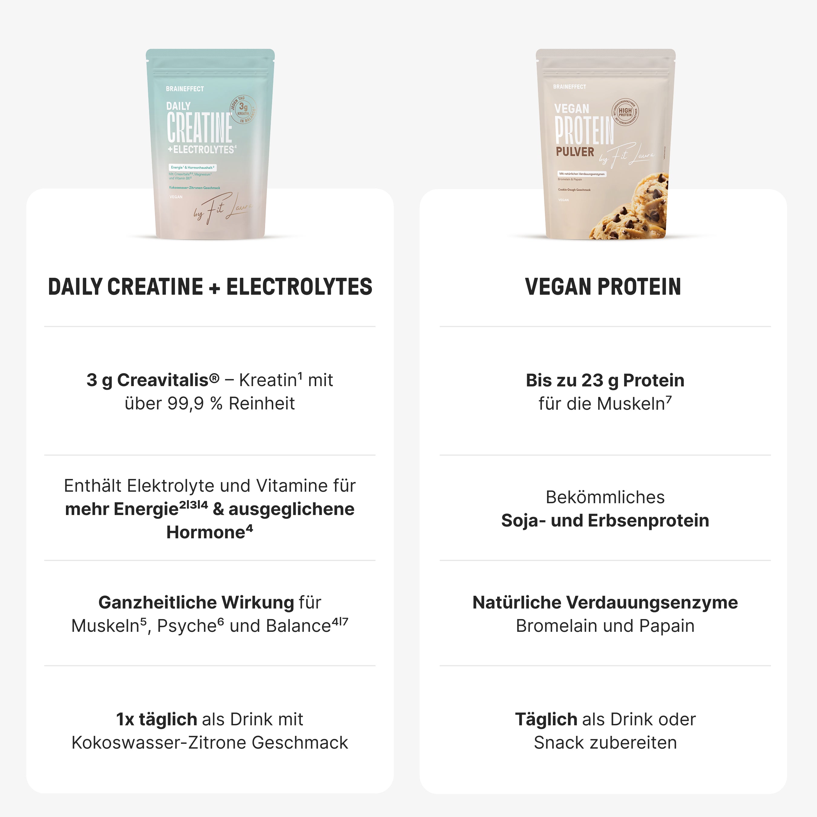 Kreatin & Vegan Protein Duo
